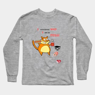 Hungry Cat Long Sleeve T-Shirt